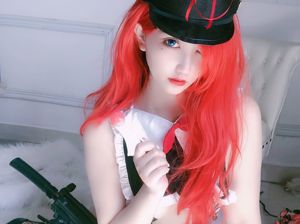 [Net Red COSER Photo] Аниме-блогер оранжевый оранжевый йо - рыжие волосы