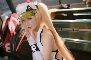 [COS Welfare] Anime blogger A Bao is also a rabbit girl - Betsy Tennis Suit