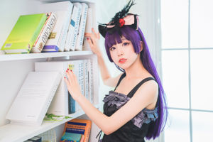 [COS Welfare] L'anime blogger Shui Miao aqua - gatto nero