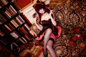 [Foto de cosplay] Linda bloguera de mascotas yui goldfish - Shizaki mad three black dress