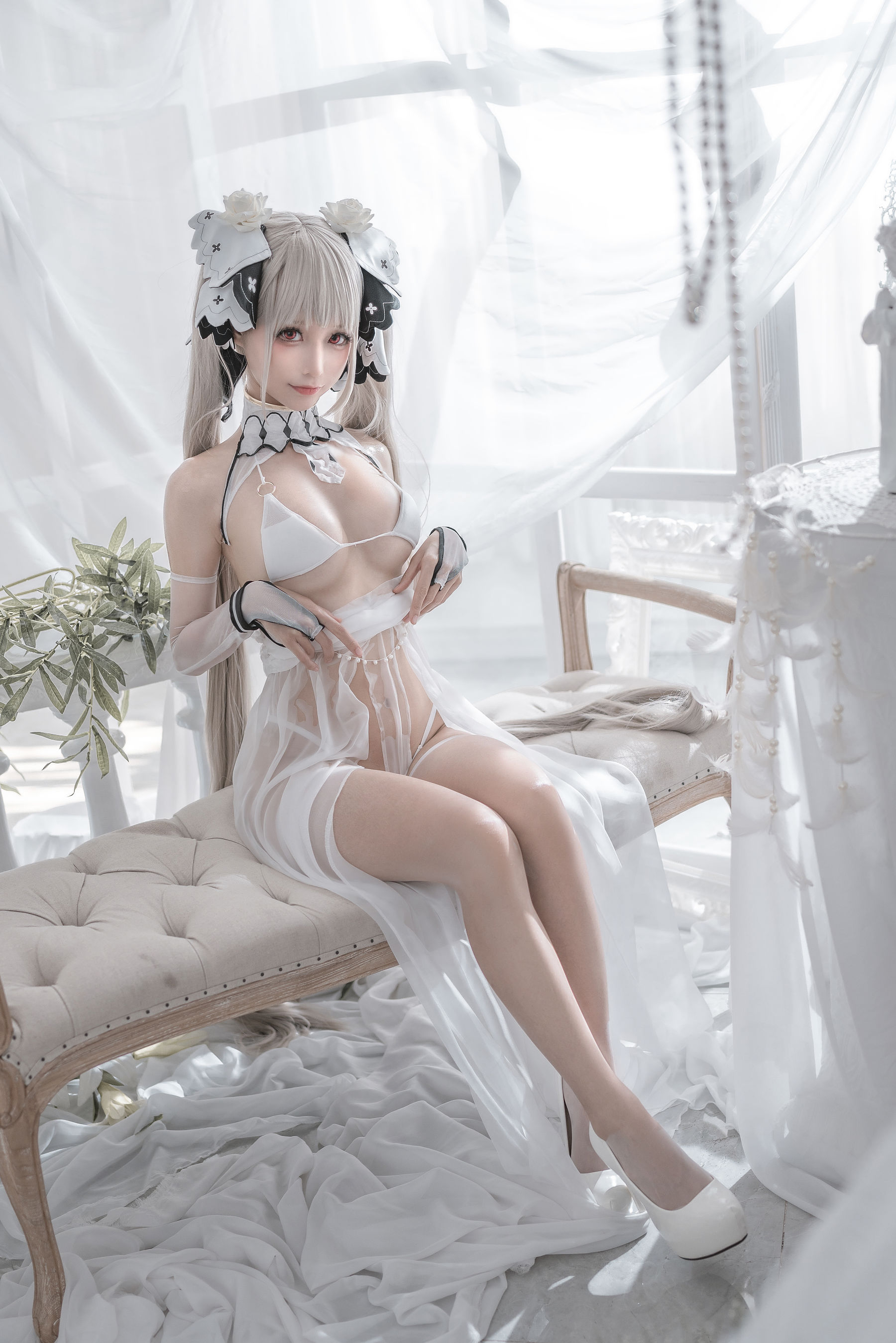 [Welfare COS] Anime Blogger Stupid Momo - Awesome Wedding Dress Page 5 No.a3ac1c
