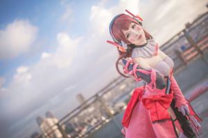 [COS phúc lợi] Blogger anime North of the North - Overwatch Magical Girl D.VA
